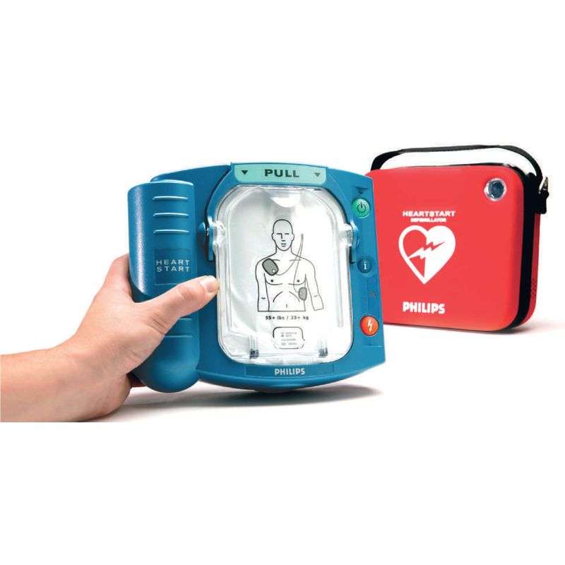 Philips Heartstart HS 1 pakket rode tas