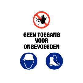 Tekstborden divers